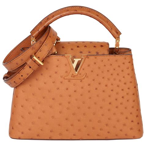 louis vuitton ostrich bag price|Capucines Bb Ostrich Leather .